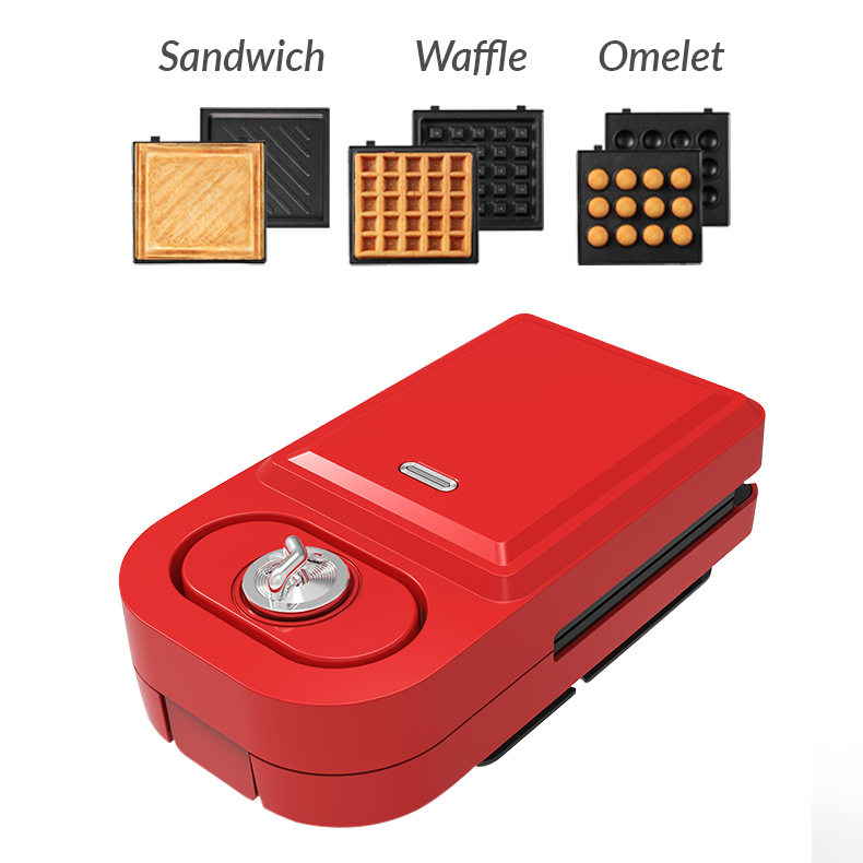 Airbot Mini Waffle Maker Donut & Sandwich Multi function Cooker Pot Non-Stick Bread Maker Electric Grill Oven WM101 Airbot Mini Waffle Maker Donut & Sandwich Multi function Cooker Pot Non-Stick Bread Maker Electric Grill Oven WM101